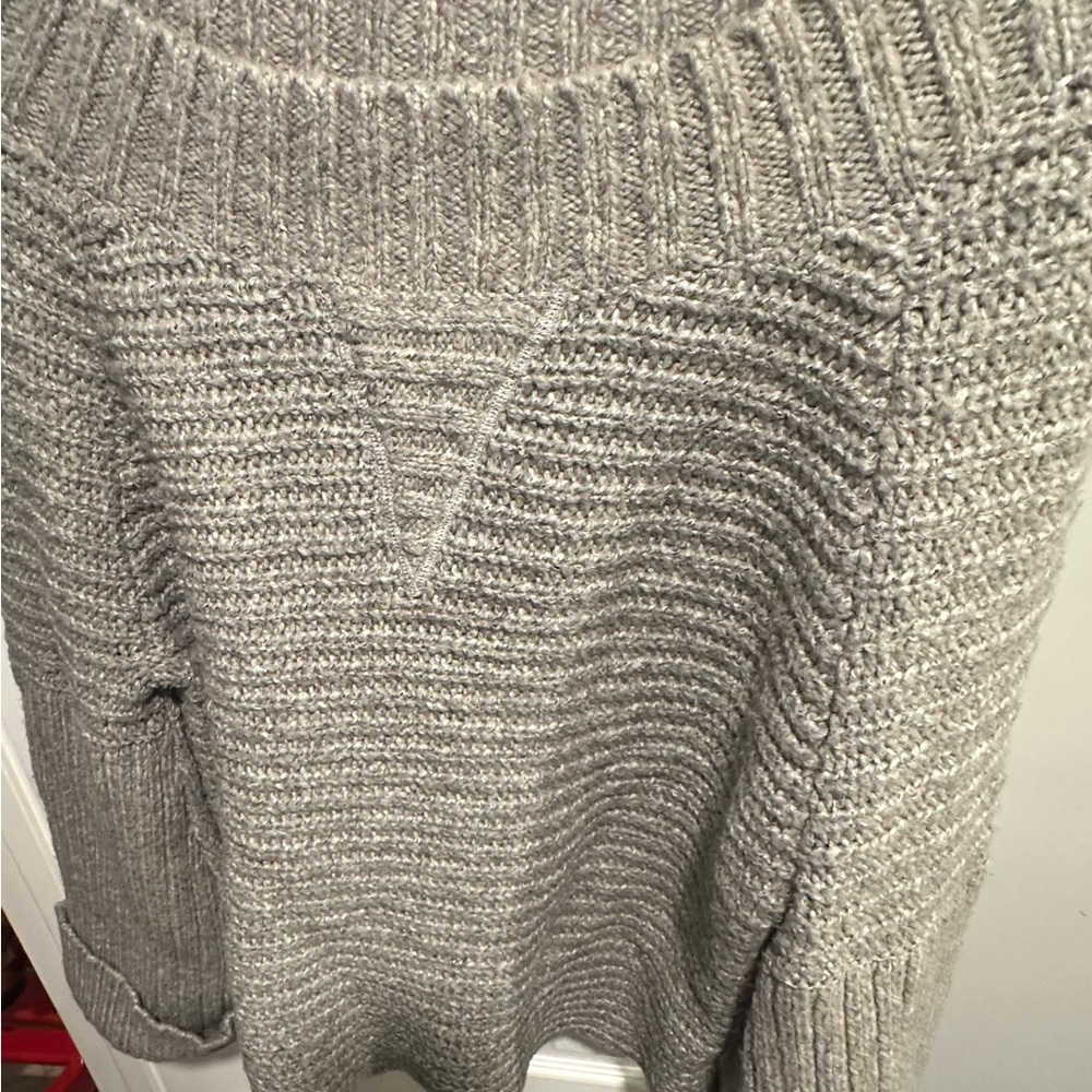 Hinge Gray Oversized Cowl Neck Sweater - Picture 4 of 5